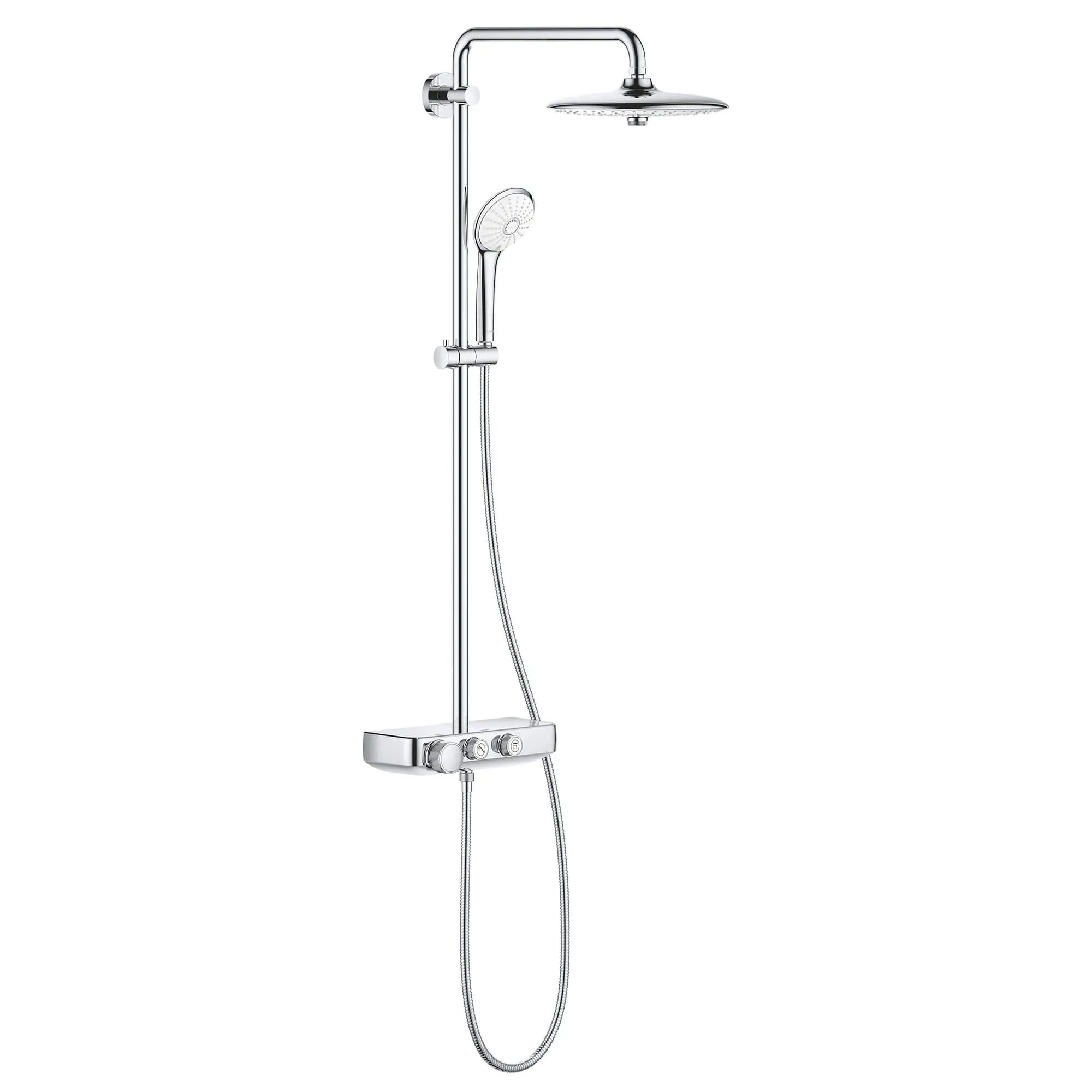 Thermostatic Shower System // GROHE STARLIGHT CHROME // 13941_26511000-euphoria-smartcontrol-system-mono-shower-system-with-thermostat-for-wall-mount-starlight-chrome-2_0_CDNwebp.webp