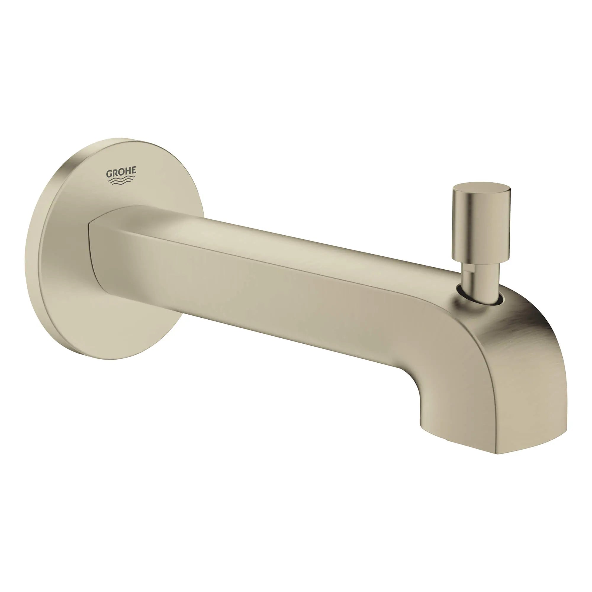 Diverter Tub Spout // BRUSHED NICKEL INFINITYFINISH // 14015_26637en0-defined-diverter-tub-spout-brushed-nickel-infinityfinish_0_CDNwebp.webp