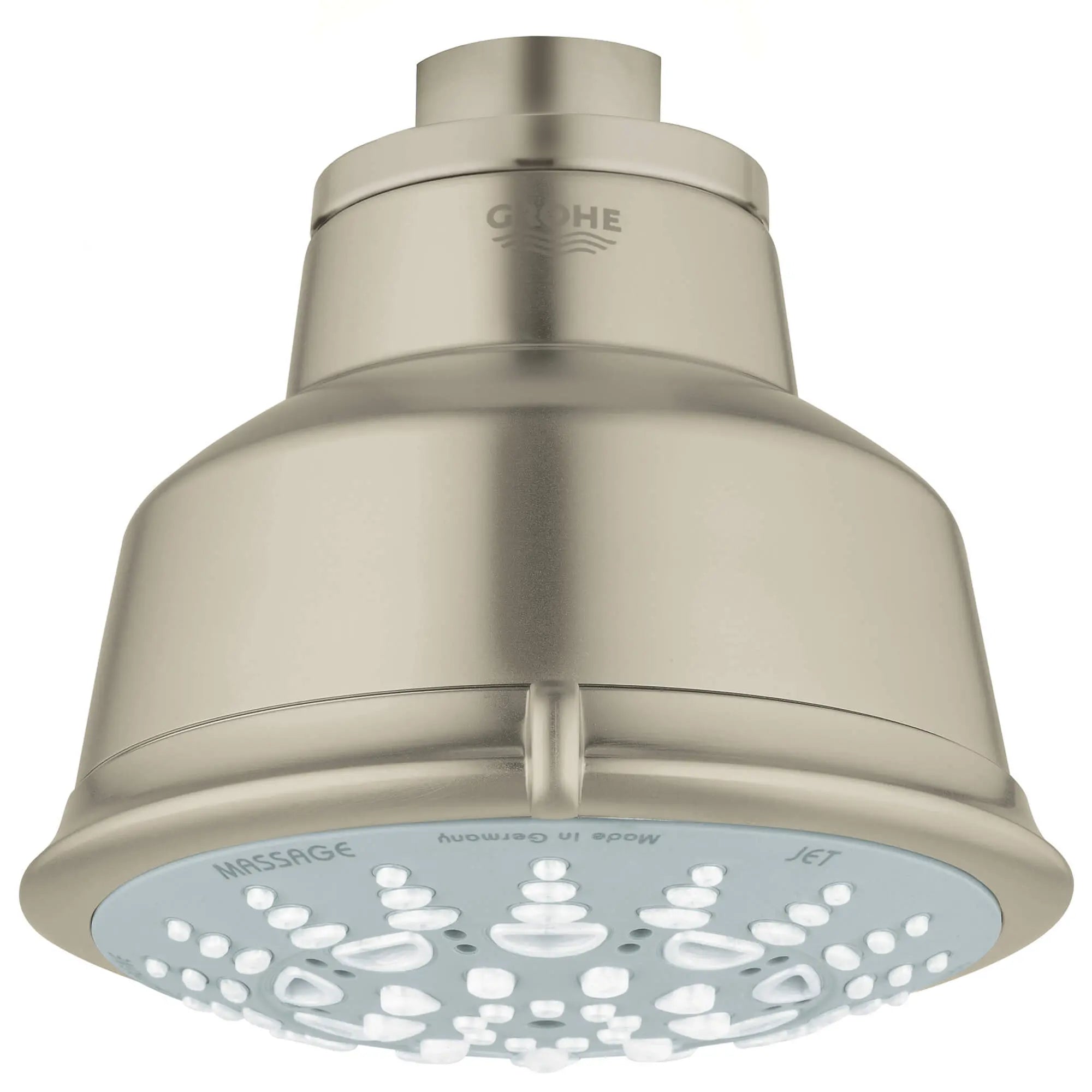 100 Shower Head, 4" - 5 Sprays, 2.5 gpm // BRUSHED NICKEL INFINITYFINISH // 14079_27126en1-relexa-rustic-100-five-shower-head-5-sprays-brushed-nickel-infinityfinish_0_CDNwebp.webp