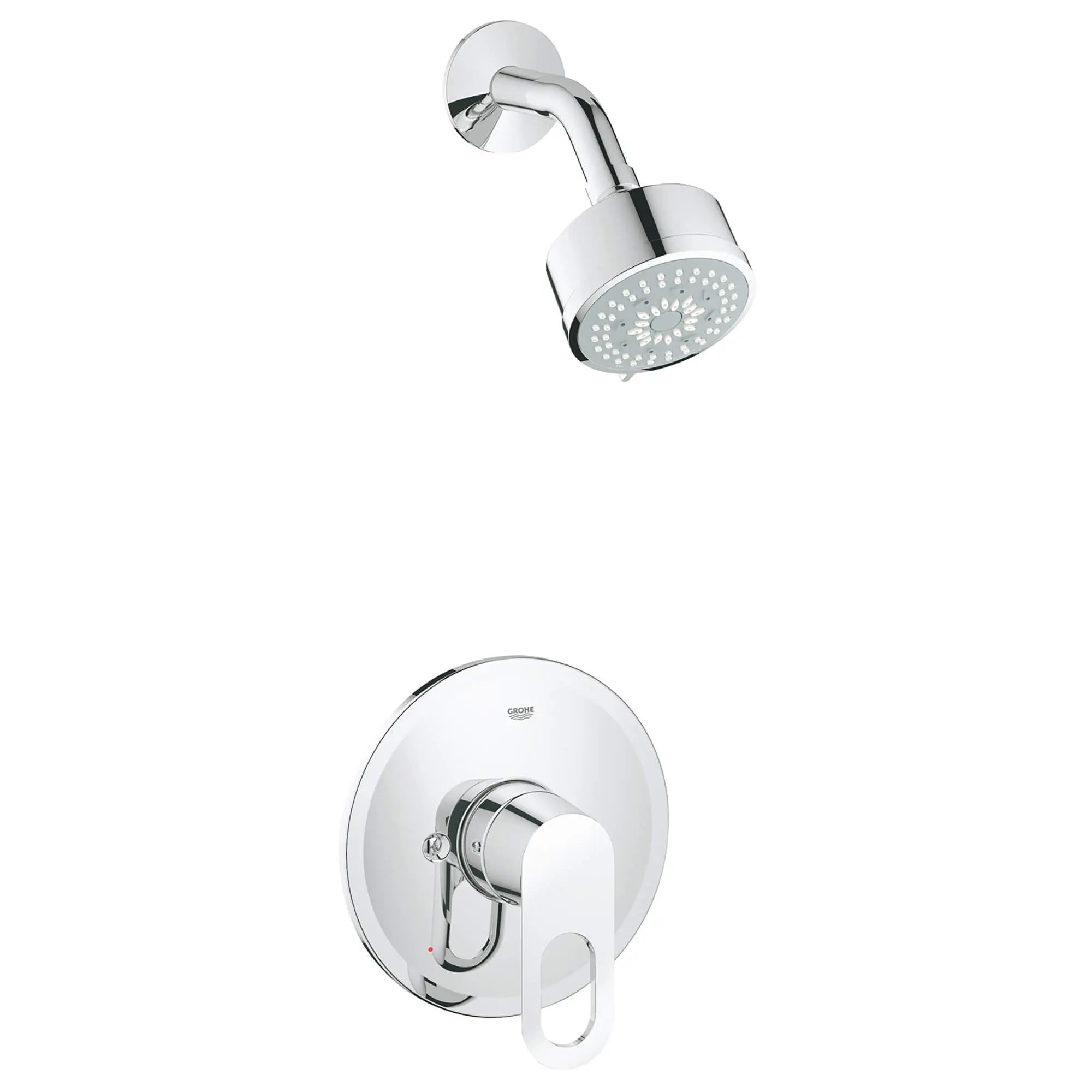 Pressure Balance Valve Shower Combo // GROHE STARLIGHT CHROME // 14221_27547000-bauloop-shower-set-starlight-chrome_0_CDNwebp.webp