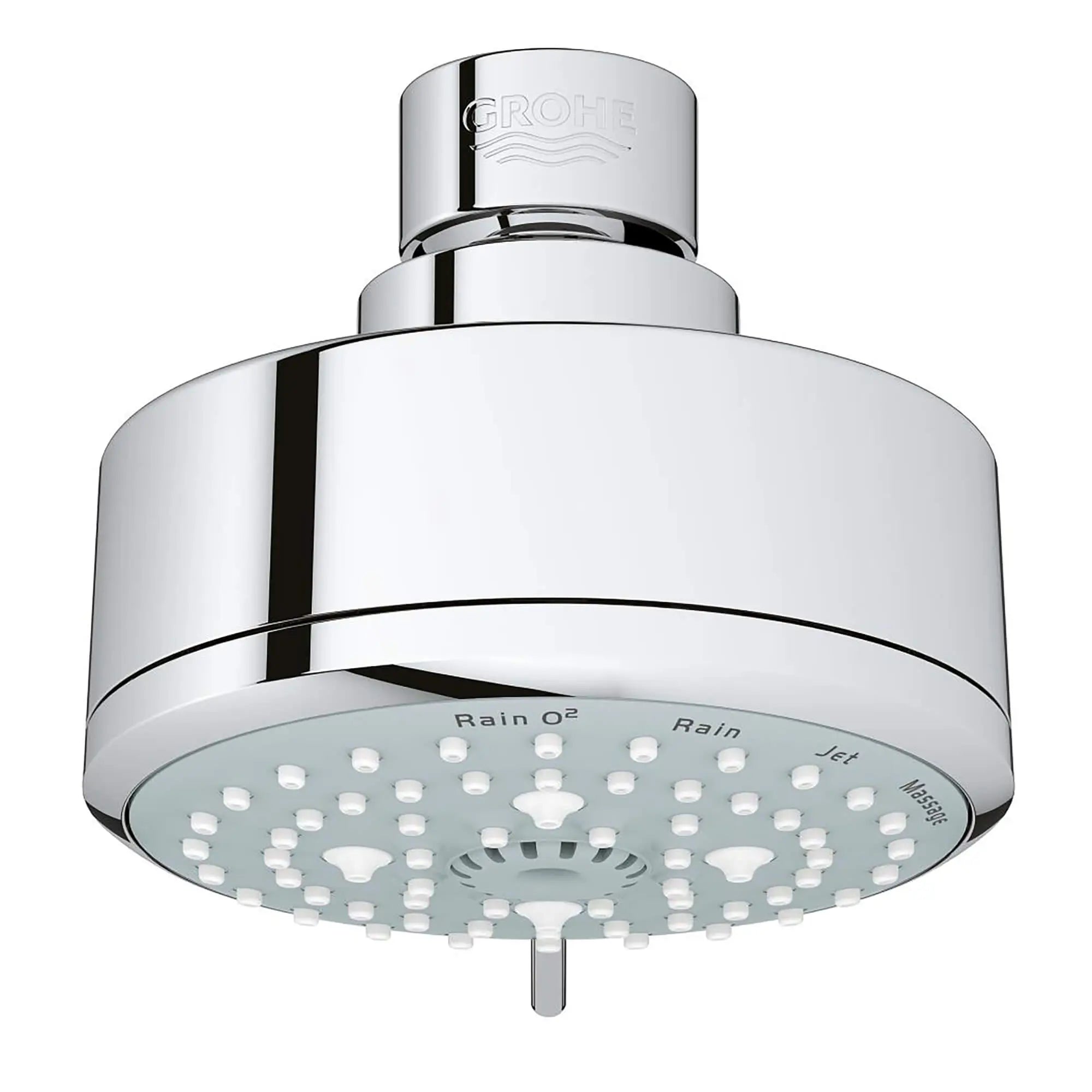 100 Shower Head, 4" - 4 Sprays, 2.5 gpm // GROHE STARLIGHT CHROME // 14244_27591000-New_Tempesta_Cosmopolitan_100-Shower_Head_4_Sprays_0_CDNwebp.webp