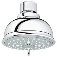 [27610000] 100 Shower Head, 4" - 4 Sprays, 2.5 gpm - GROHE StarLight Chrome