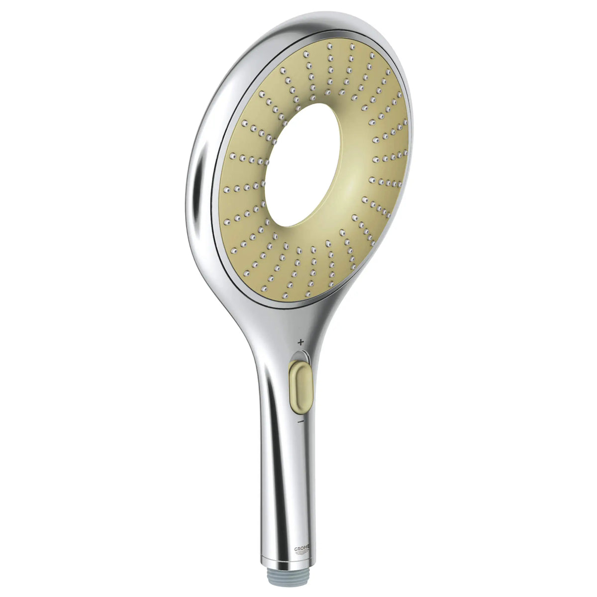 150 Hand Shower - 2 Sprays, 9.5 L/min (2.5 gpm) // GROHE STARLIGHT CHROME // 14263_27632000-rainshower-icon-150-handshower-2-sprays-chromelimestone_0_CDNwebp.webp