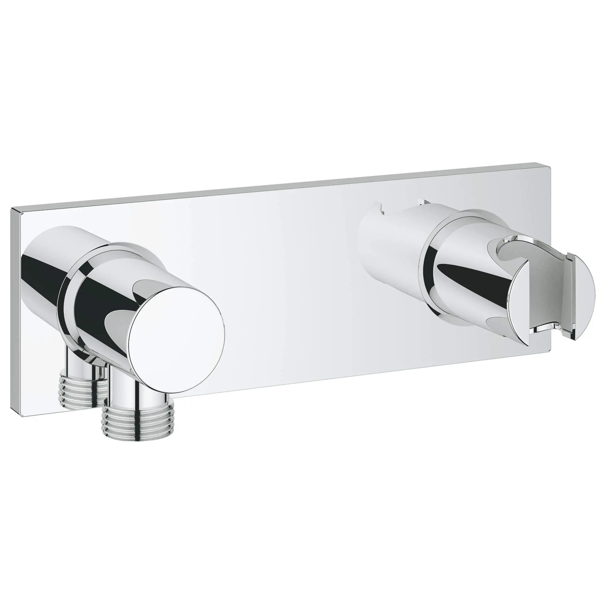 Wall Union With Integrated Hand Shower Holder // GROHE STARLIGHT CHROME // 14264_27621000-grohtherm-f-wall-union-with-intergrated-hand-shower-holder-starlight-chrome_0_CDNwebp.webp