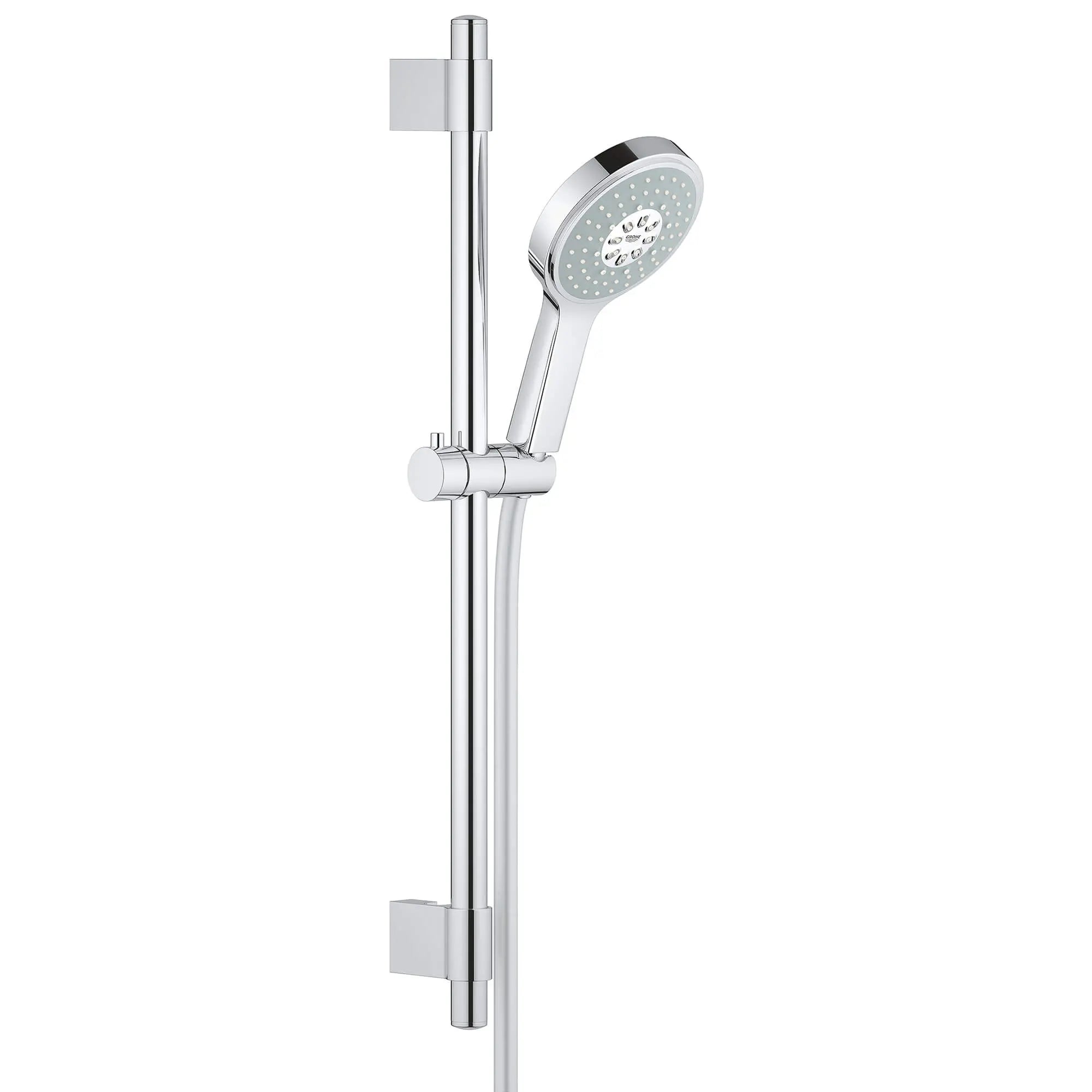 24" Shower Slide Bar Kit - 4 Sprays, 2.5 gpm // GROHE STARLIGHT CHROME // 14285_27732000-power-and-soul-cosmopolitan-130-shower-set-starlight-chrome_0_CDNwebp.webp