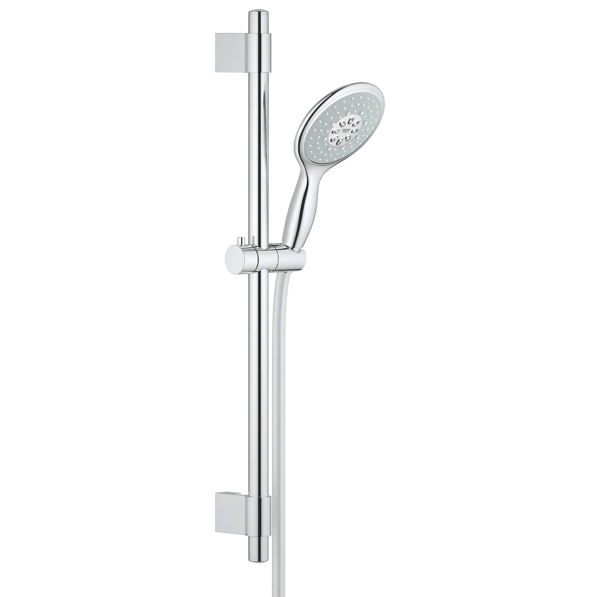 24" Shower Slide Bar Kit - 4 Sprays, 2.5 gpm // GROHE STARLIGHT CHROME // 14286_27736000-power-and-soul-130-shower-set-starlight-chrome_0_CDNwebp.webp