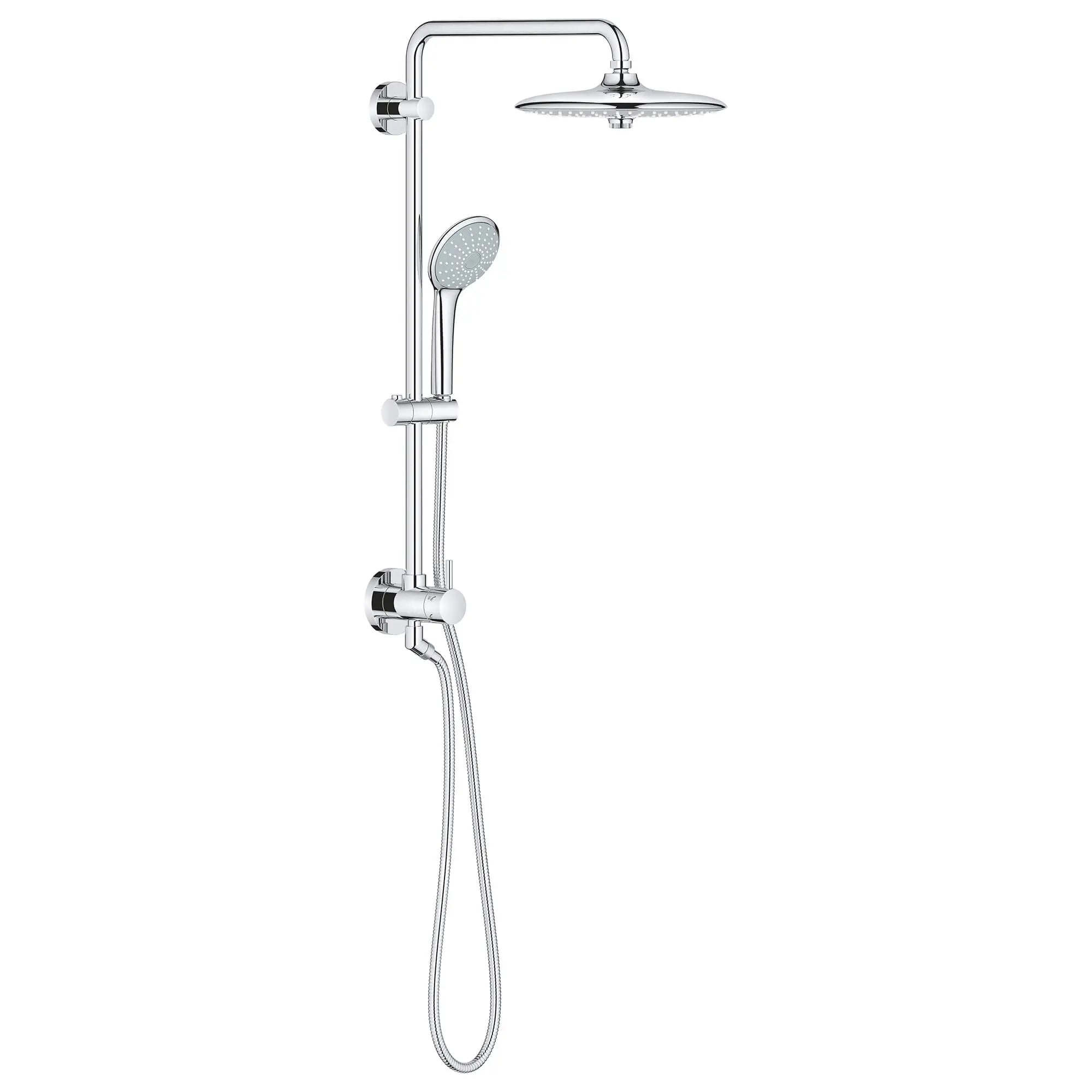 25" Euphoria Shower System, 9.5 L/min (2.5 gpm) // GROHE STARLIGHT CHROME // 14334_27867001-retrofit-system-260-shower-system-starlight-chrome_0_CDNwebp.webp