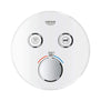 [29160LS0] Dual Function Thermostatic Valve Trim - Moon White