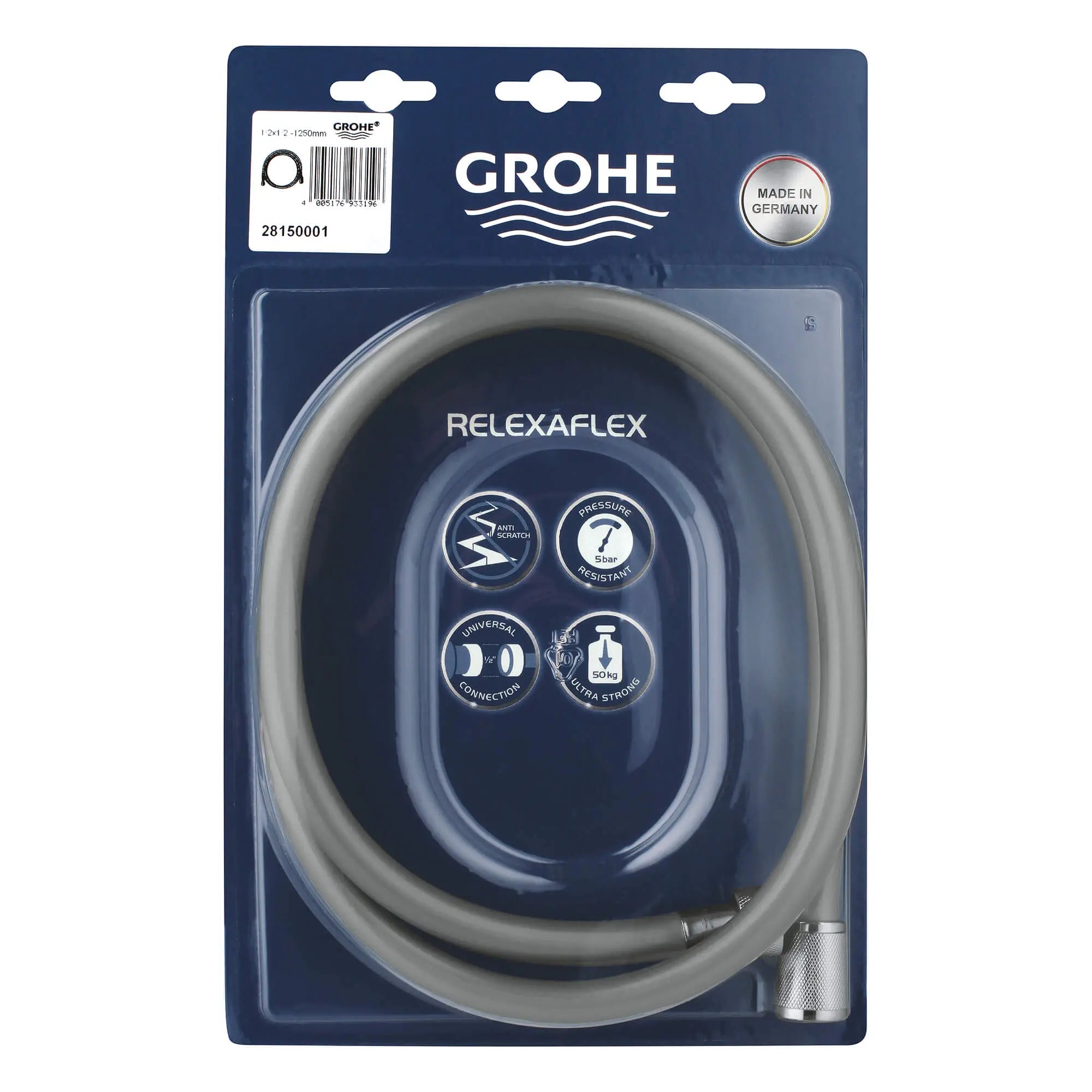 49" Shower Hose // GROHE STARLIGHT CHROME // 14387_28150001-relexaflex-49-inch-hose-starlight-chrome_0_CDNwebp.webp