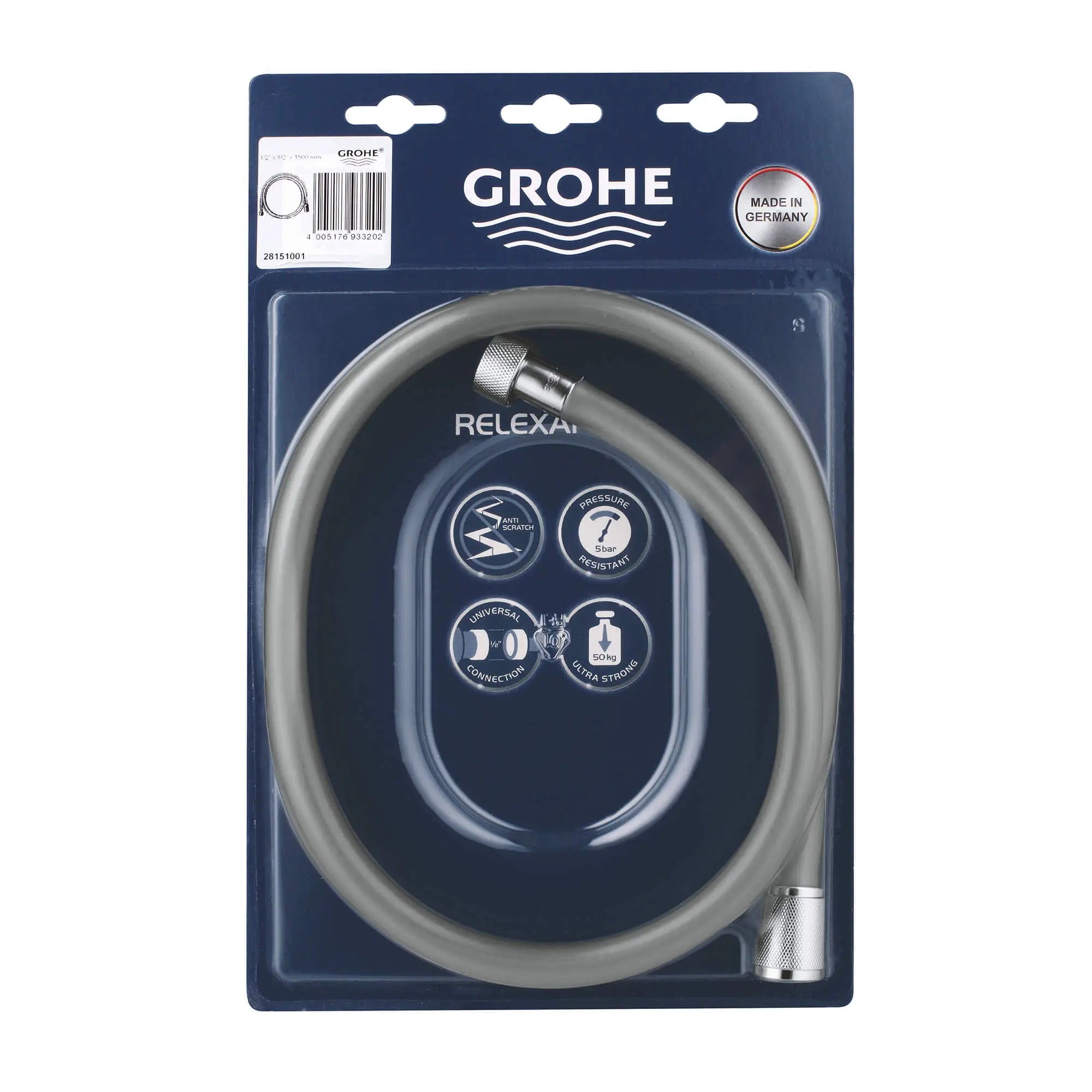 59" Shower Hose // GROHE STARLIGHT CHROME // 14396_28151001-relexaflex-59-inch-hose-starlight-chrome-2_0_CDNwebp.webp
