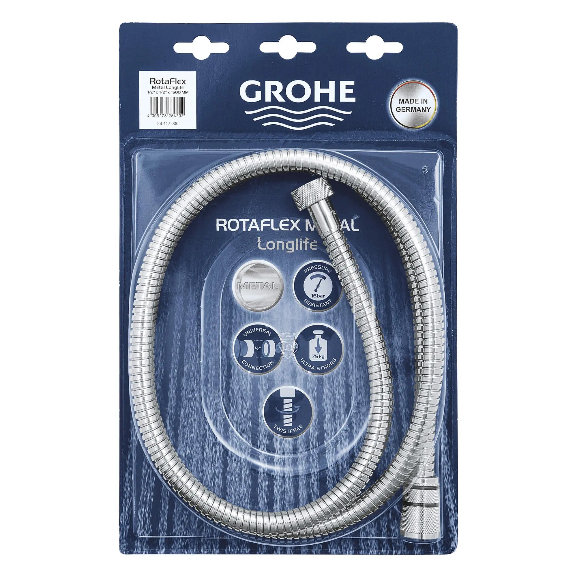 59" Metal Longlife Twist-Free Shower Hose // GROHE STARLIGHT CHROME // 14499_28417000-rotaflex-metal-longlife-longlife-metal-shower-hose-twistfree-1500-starlight-chrome-2_0_CDNwebp.webp