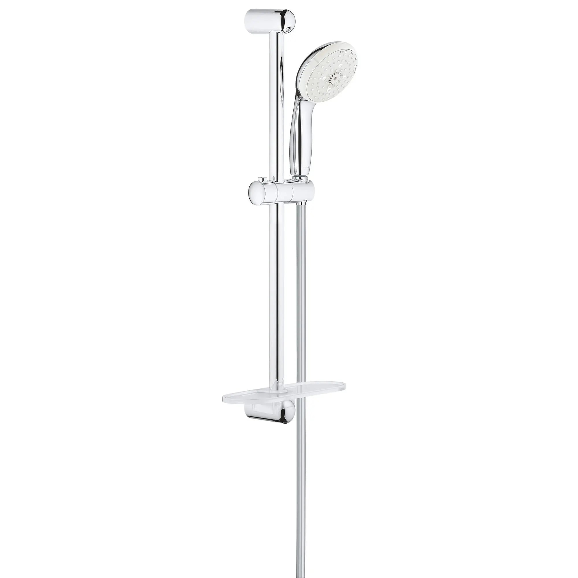 24" Shower Slide Bar Kit - 4 Sprays, 2.5 gpm // GROHE STARLIGHT CHROME // 14515_28436002-tempesta-100-shower-rail-set-4-sprays-starlight-chrome_0_CDNwebp.webp