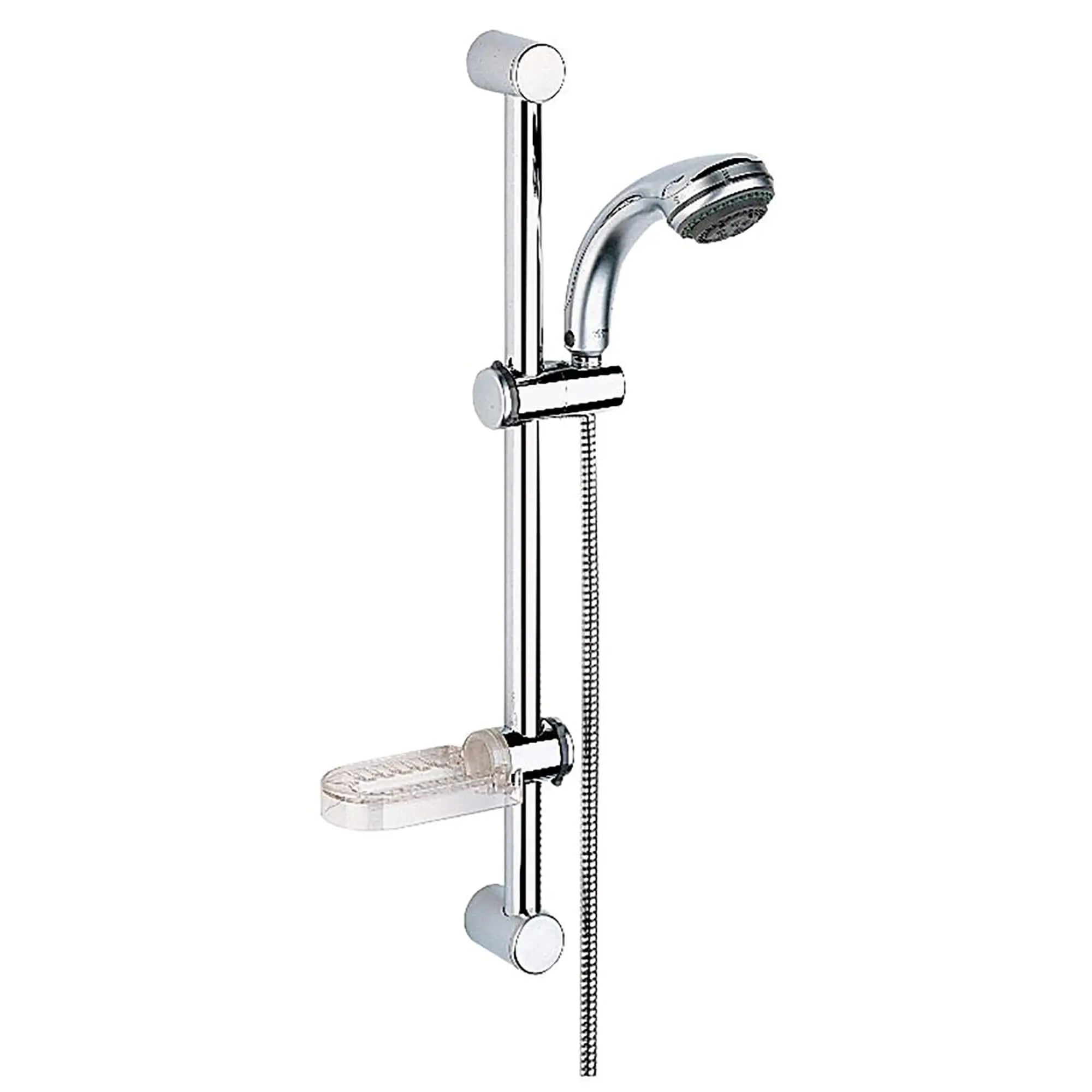 24" Shower Slide Bar Kit - 4 Sprays, 2.5 gpm // GROHE STARLIGHT CHROME // 14611_28617000-Relexa_Plus_80_Top_4-Shower_Rail_Set_4_Sprays_0_CDNwebp.webp