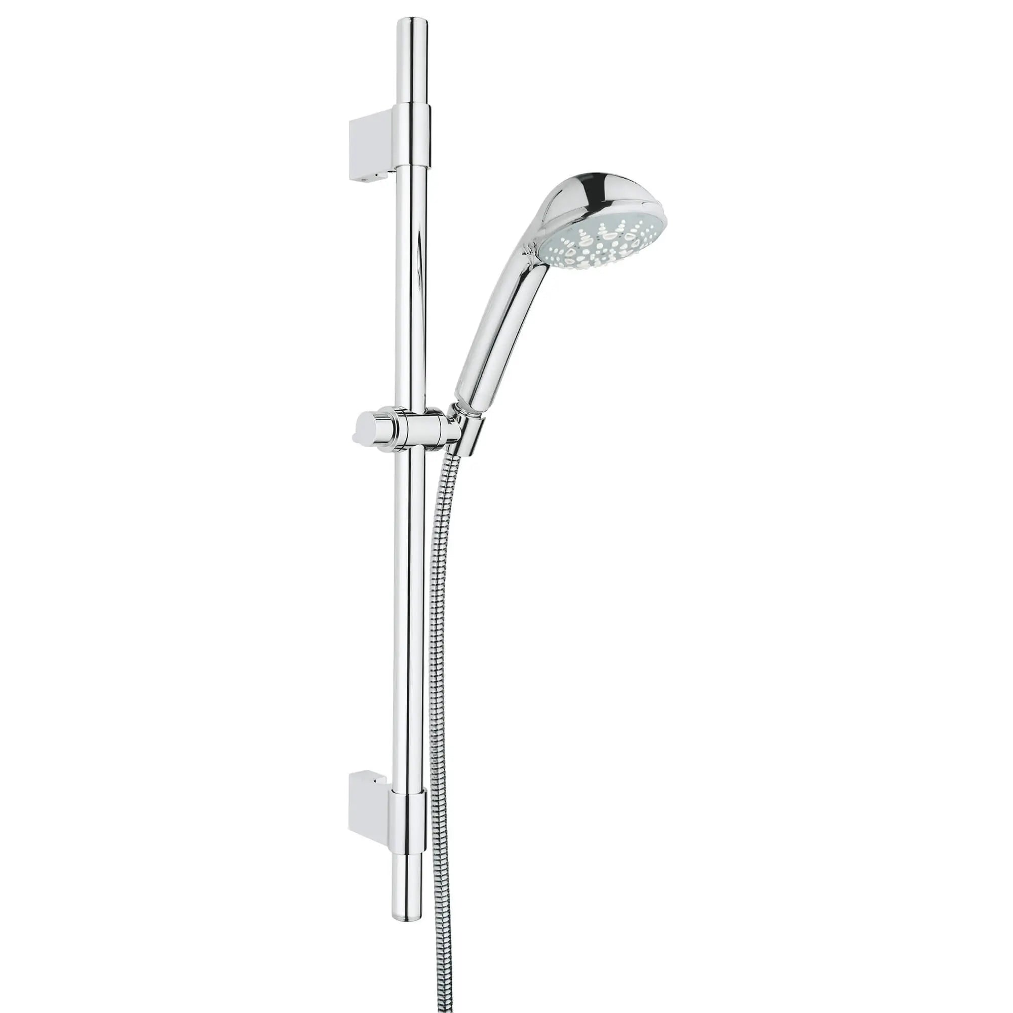 24" Shower Slide Bar Kit - 5 Sprays, 2.5 gpm // GROHE STARLIGHT CHROME // 14696_28917000-relexa-100-five-shower-system-starlight-chrome_0_CDNwebp.webp
