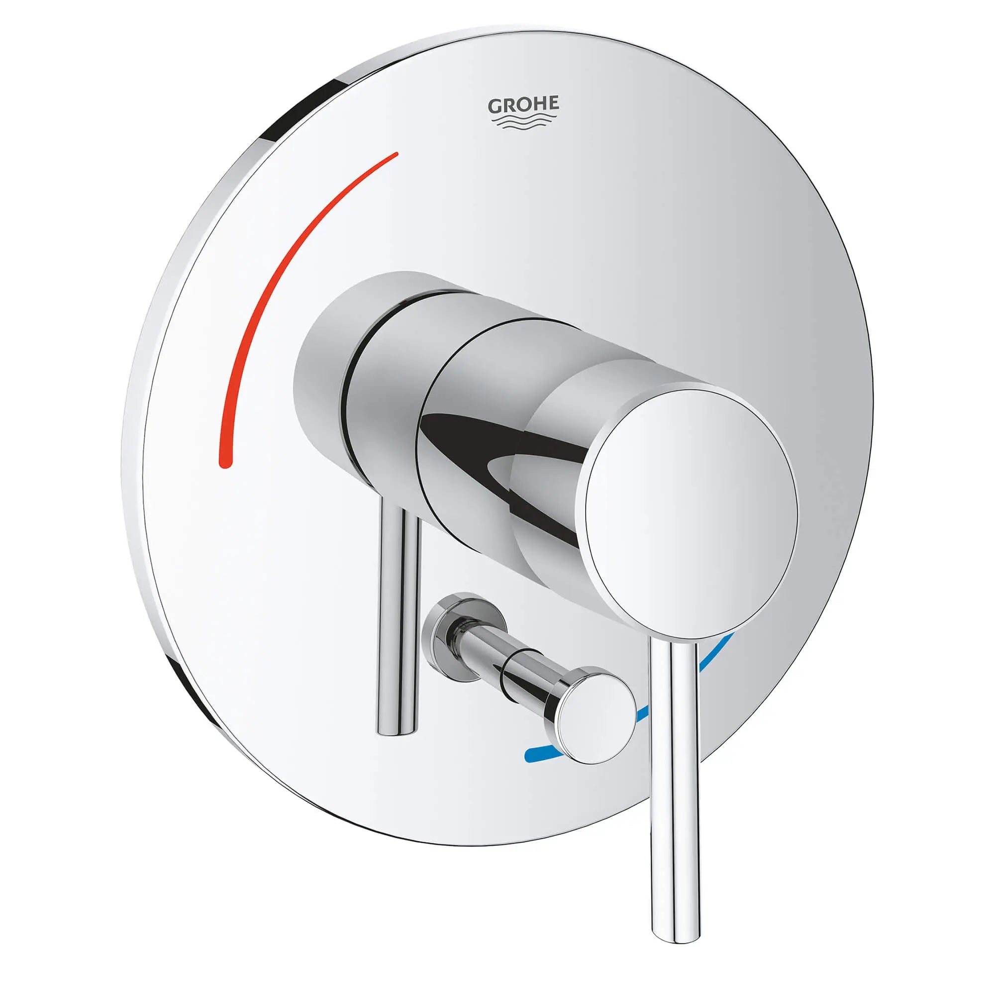 Pressure Balance Valve Trim with Diverter // GROHE STARLIGHT CHROME // 14728_29102001-concetto-pressure-balance-valve-trim-with-diverter-starlight-chrome_0_CDNwebp.webp