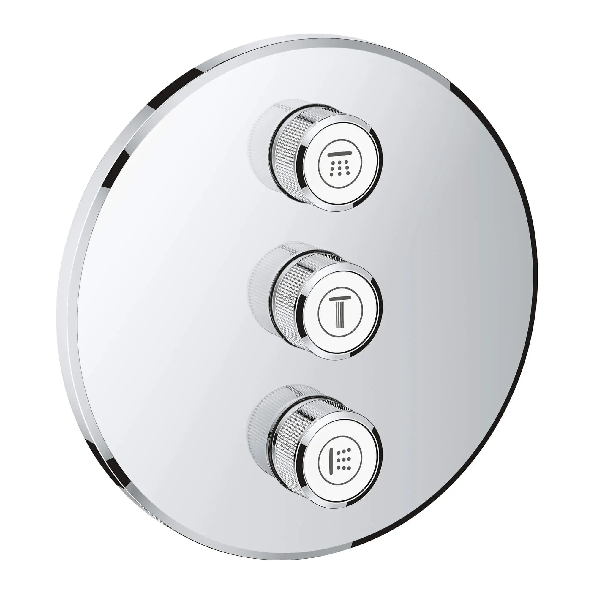 Triple Volume Control Trim // GROHE STARLIGHT CHROME // 14734_29122000-grohtherm-smartcontrol-triple-volume-control-trim-starlight-chrome_0_CDNwebp.webp
