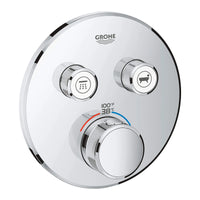 [29137000] Dual Function Thermostatic Valve Trim - GROHE StarLight Chrome