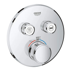 [29137000] Dual Function Thermostatic Valve Trim - GROHE StarLight Chrome