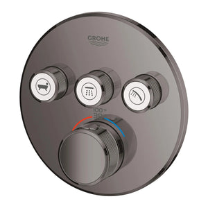 [29138A00] Triple Function Thermostatic Valve Trim - GROHE StarLight Chrome