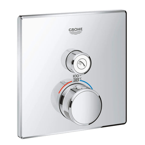 Single Function Thermostatic Valve Trim - GROHE StarLight Chrome