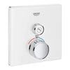 [29163LS0] Single Function Thermostatic Valve Trim - Moon White