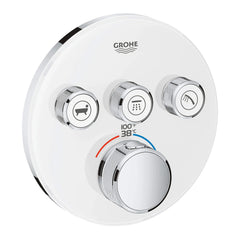 [29161LS0] Triple Function Thermostatic Valve Trim - Moon White