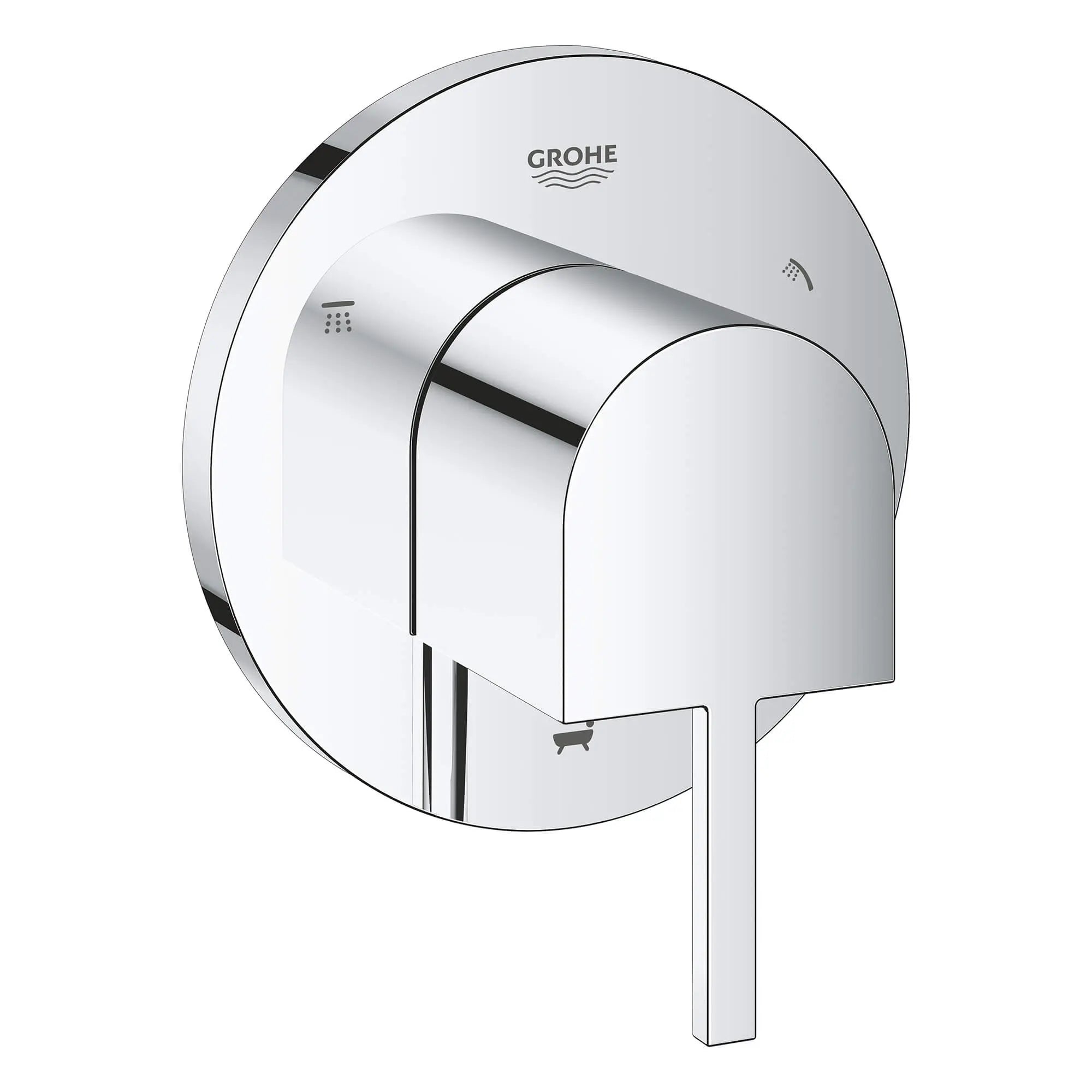 3-Way Diverter Trim // GROHE STARLIGHT CHROME // 14784_29222003-grohe-plus-3-way-diverter-trim-starlight-chrome_0_CDNwebp.webp