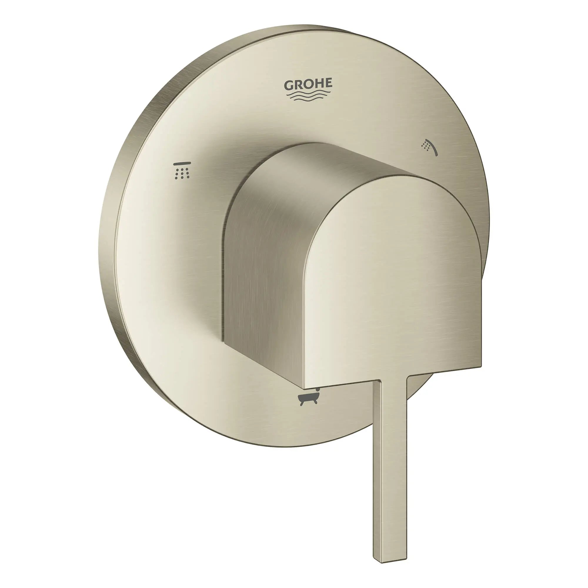 3-Way Diverter Trim // BRUSHED NICKEL INFINITYFINISH // 14785_29222en3-grohe-plus-3-way-diverter-trim-brushed-nickel-infinityfinish_0_CDNwebp.webp