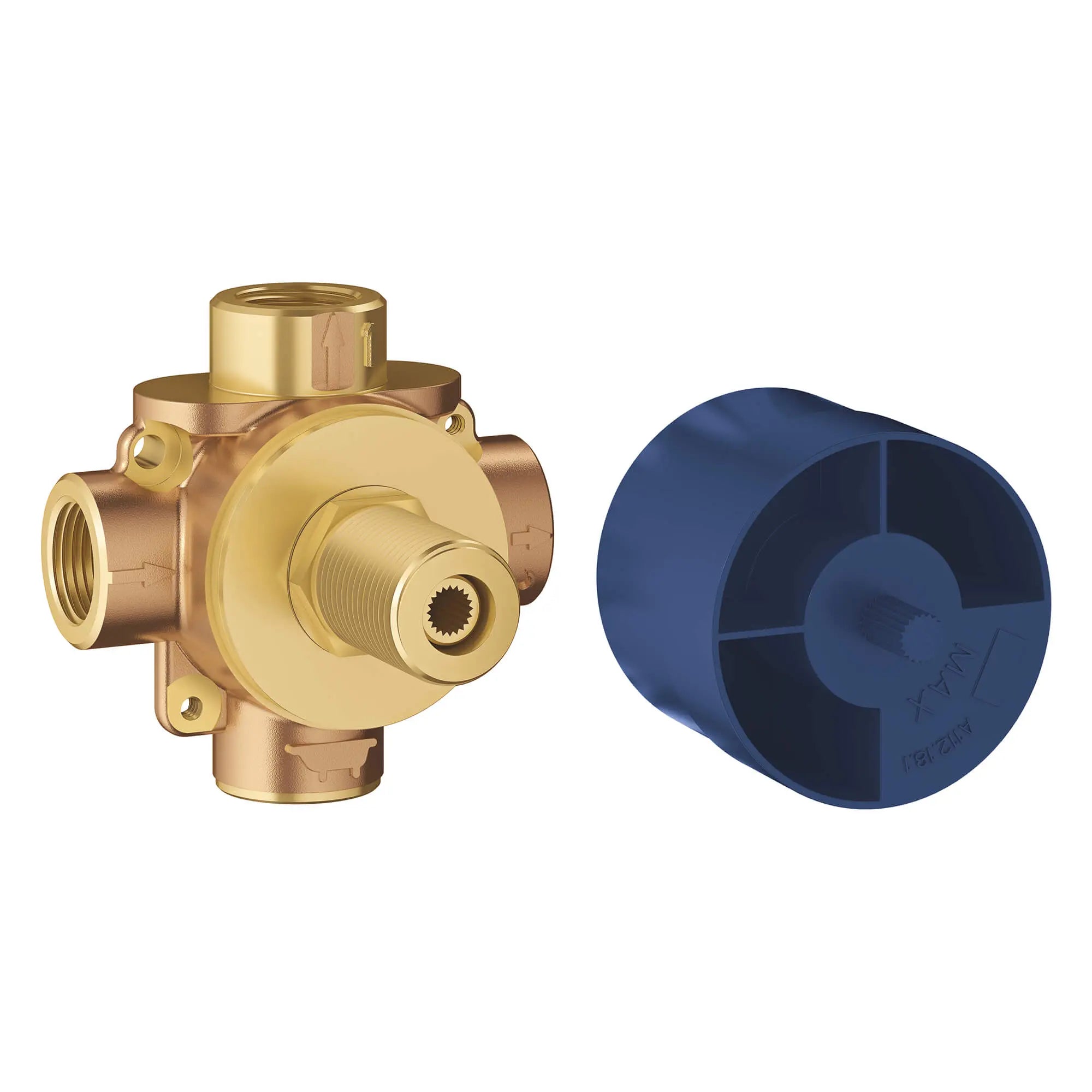3-Way Diverter Rough-In Valve (Discrete Functions) // NO FINISH // 14833_29902000-3-way-diverter-rough-in-valve-discrete-functions_0_CDNwebp.webp