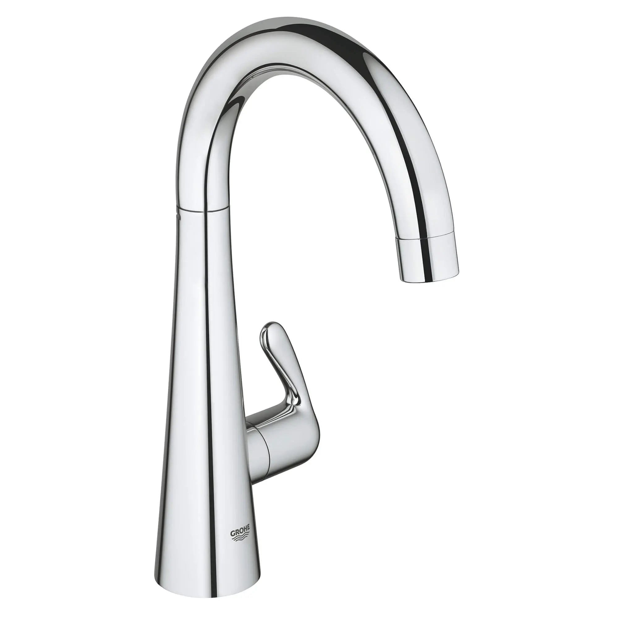 Single-Handle Pillar Tap Water Faucet 1.75 GPM // GROHE STARLIGHT CHROME // 14835_30026000-ladylux3-kitchen-faucet-starlight-chrome_0_CDNwebp.webp