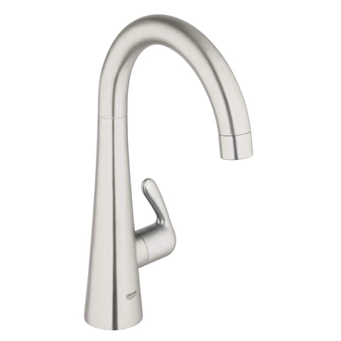Single-Handle Pillar Tap Water Faucet 1.75 GPM - Stainless Steel
