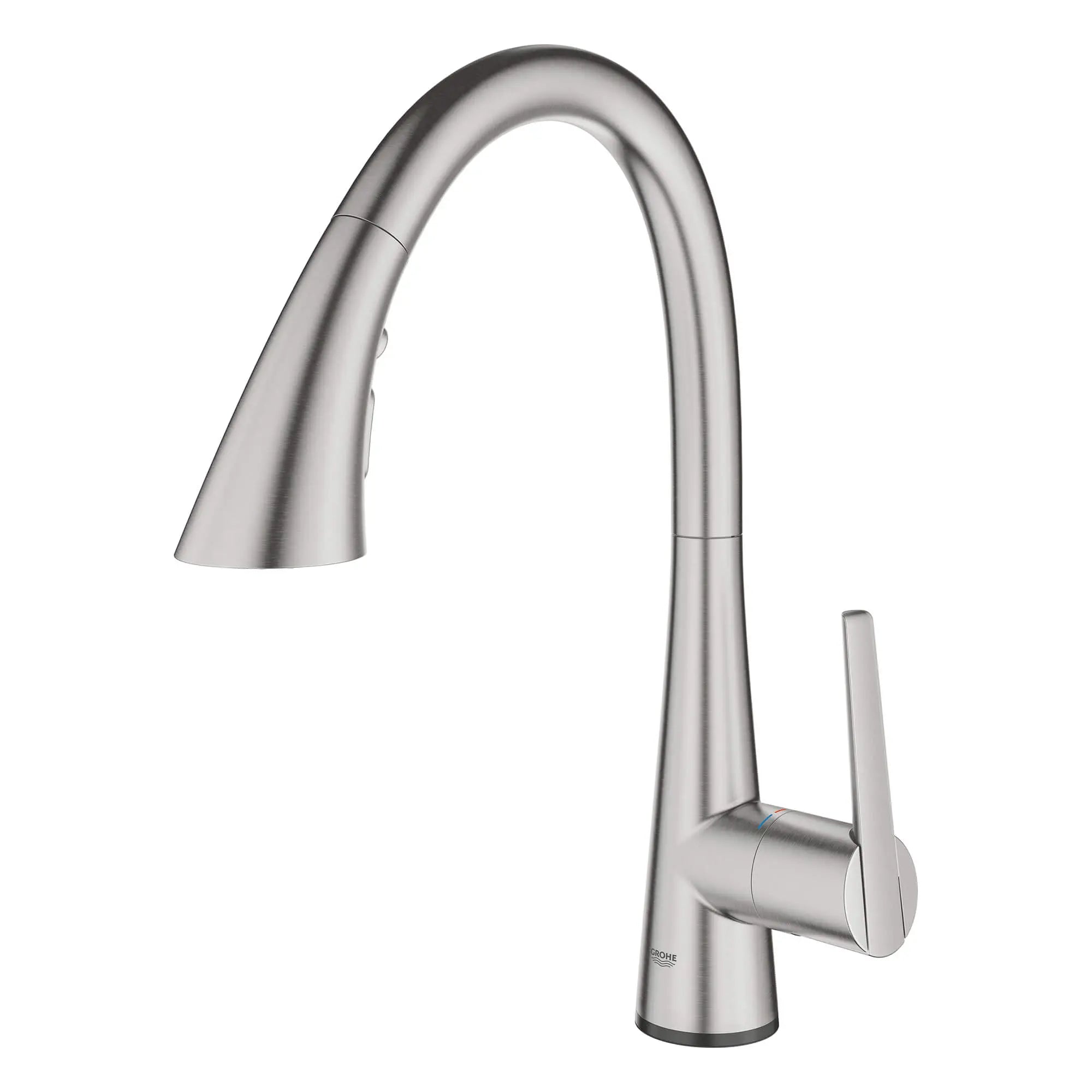 Single-Handle Pull Down Kitchen Faucet Triple Spray 6.6 L/min (1.75 gpm) with Touch Technology // SUPERSTEEL INFINITYFINISH // 14866_30205dc2-ladylux-touch-single-handle-kitchen-faucet-supersteel-infinityfinish-2_0_CDNwebp.webp