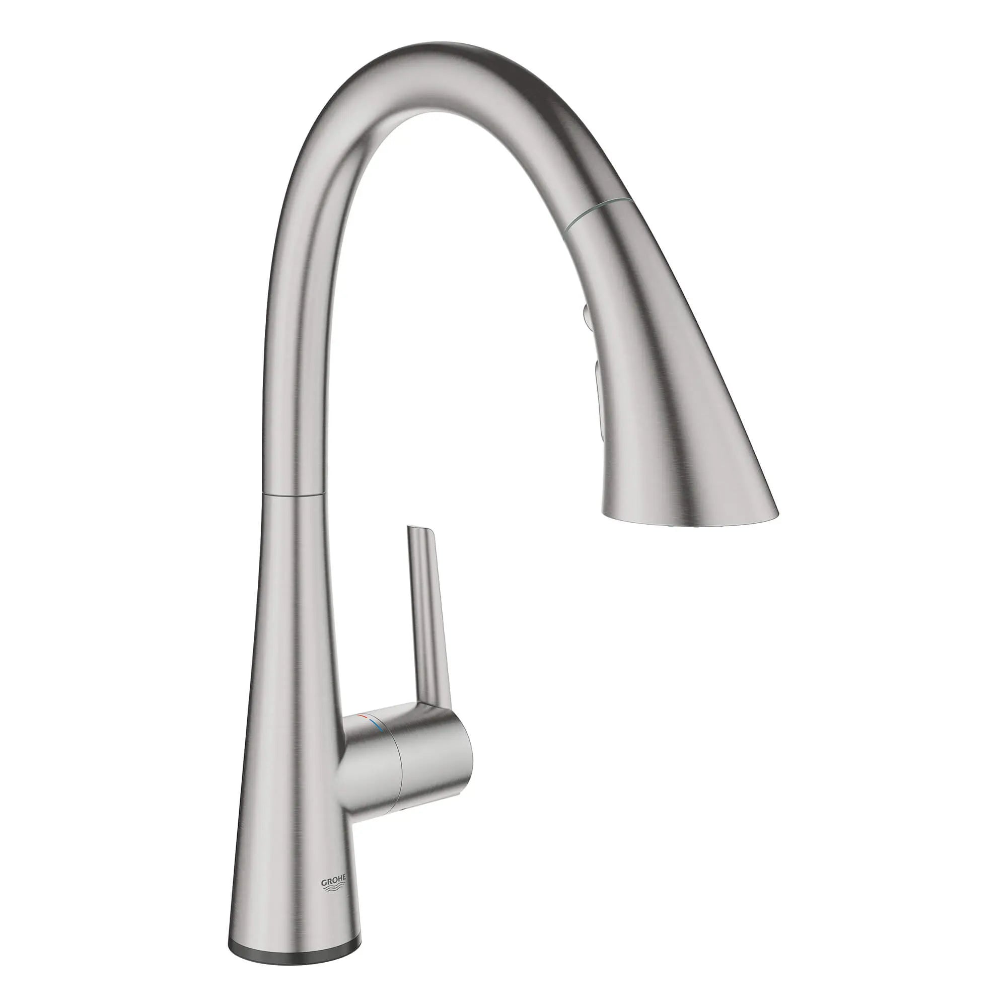 Single-Handle Pull Down Kitchen Faucet Triple Spray 6.6 L/min (1.75 gpm) with Touch Technology // SUPERSTEEL INFINITYFINISH // 14870_30205dc2-ladylux-touch-single-handle-kitchen-faucet-supersteel-infinityfinish_0_CDNwebp.webp
