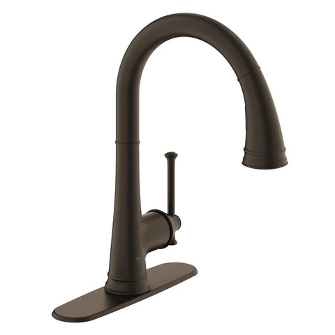 Single-Handle Pull Down Kitchen Faucet Dual Spray 1.75 GPM - Oil Rubbed Bronze