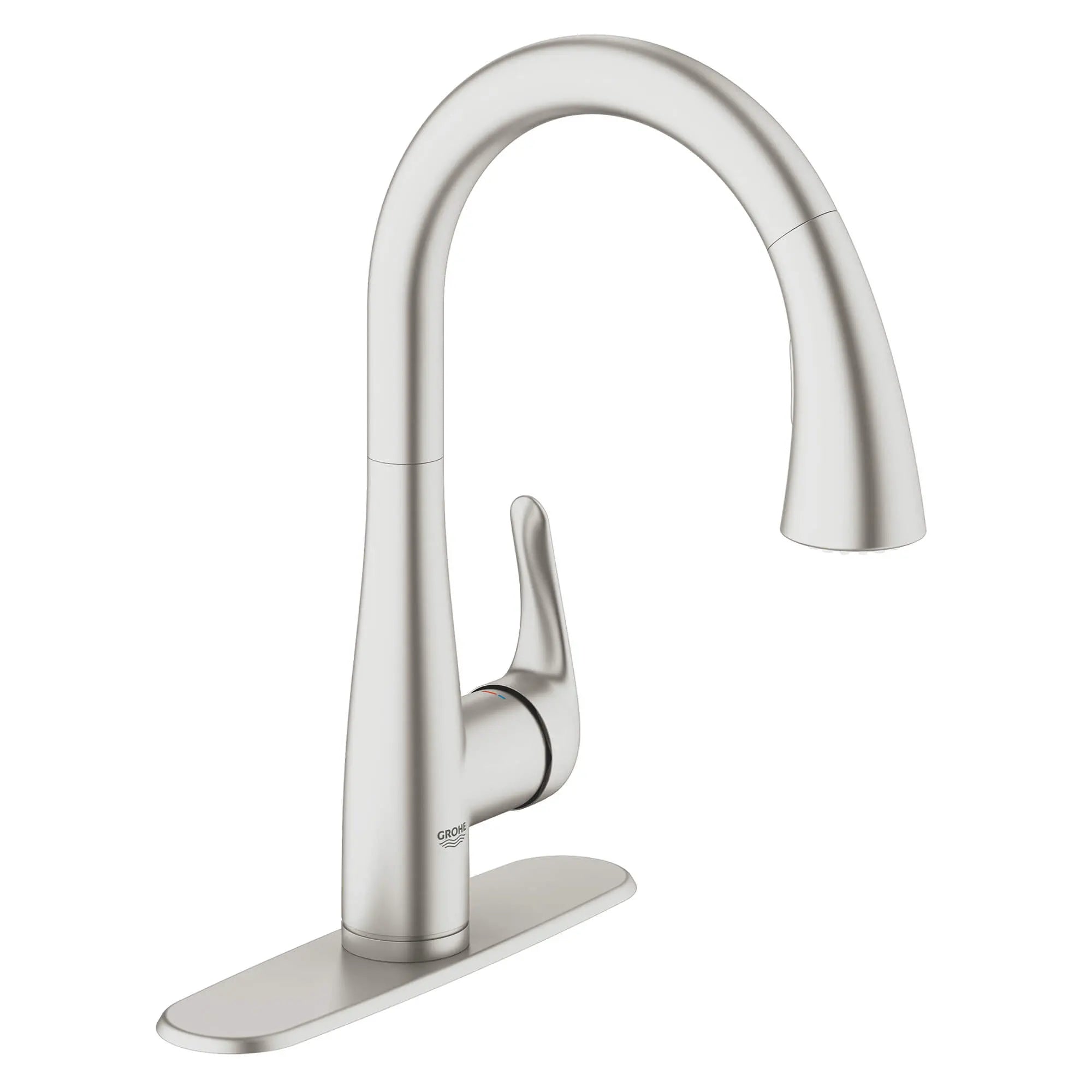 Single-Handle Pull Down Kitchen Faucet Dual Spray 6.6 L/min (1.75 gpm) // SUPERSTEEL INFINITYFINISH // 14880_30211dc1-elberon-single-handle-kitchen-faucet-supersteel-infinityfinish_0_CDNwebp.webp