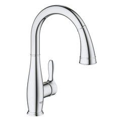 [30213001] Single-Handle Pull Down Kitchen Faucet Dual Spray 1.75 GPM - GROHE StarLight Chrome
