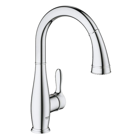 Single-Handle Pull Down Kitchen Faucet Dual Spray 6.6 L/min (1.75 gpm) - GROHE StarLight Chrome