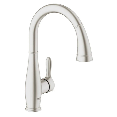 Single-Handle Pull Down Kitchen Faucet Dual Spray 6.6 L/min (1.75 gpm) - SuperSteel InfinityFinish