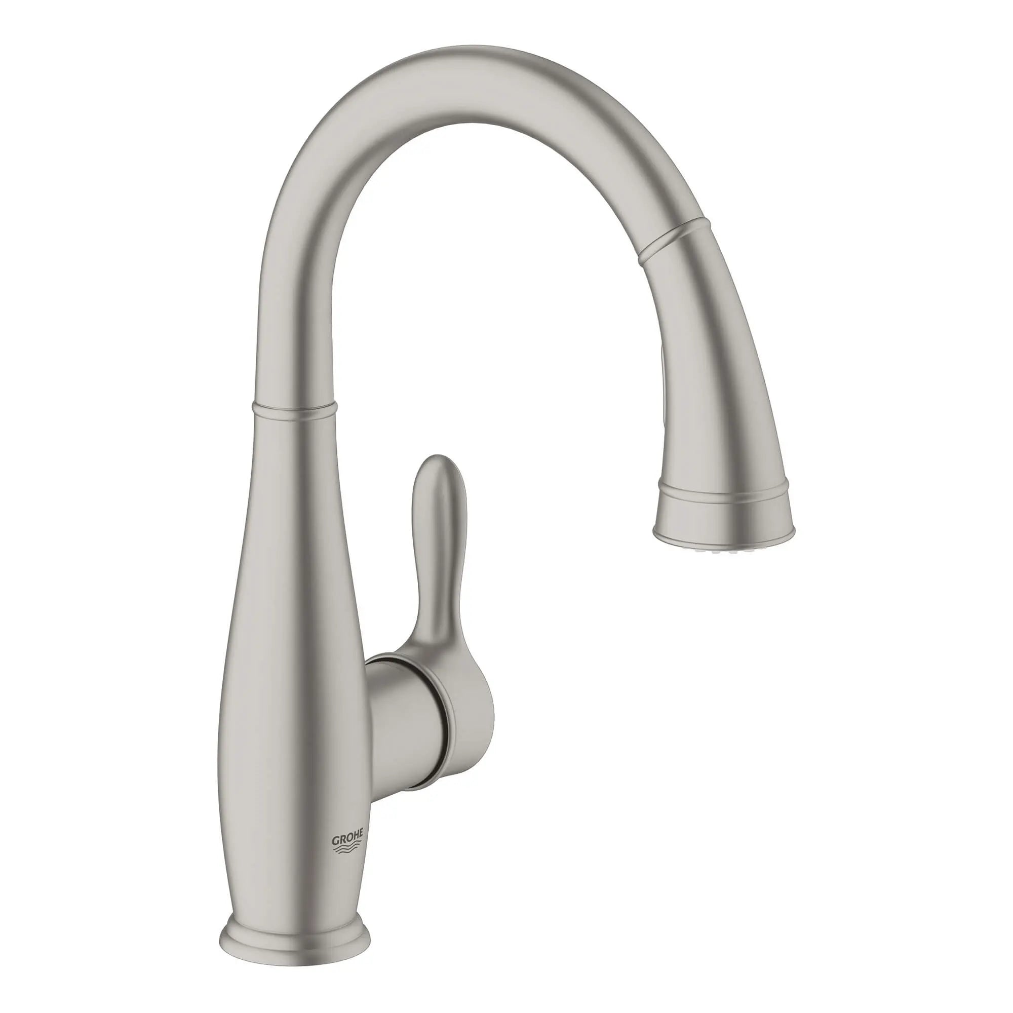 Single-Handle Pull Down Dual Spray Bar Faucet 1.75 GPM // SUPERSTEEL INFINITYFINISH // 14914_30296dc1-parkfield-single-handle-kitchen-faucet-supersteel-infinityfinish_0_CDNwebp.webp