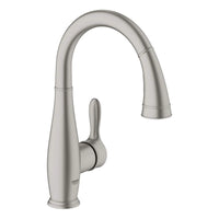 [30296DC0] Single-Handle Pull Down Dual Spray Prep Faucet 1.75 GPM - GROHE StarLight Chrome
