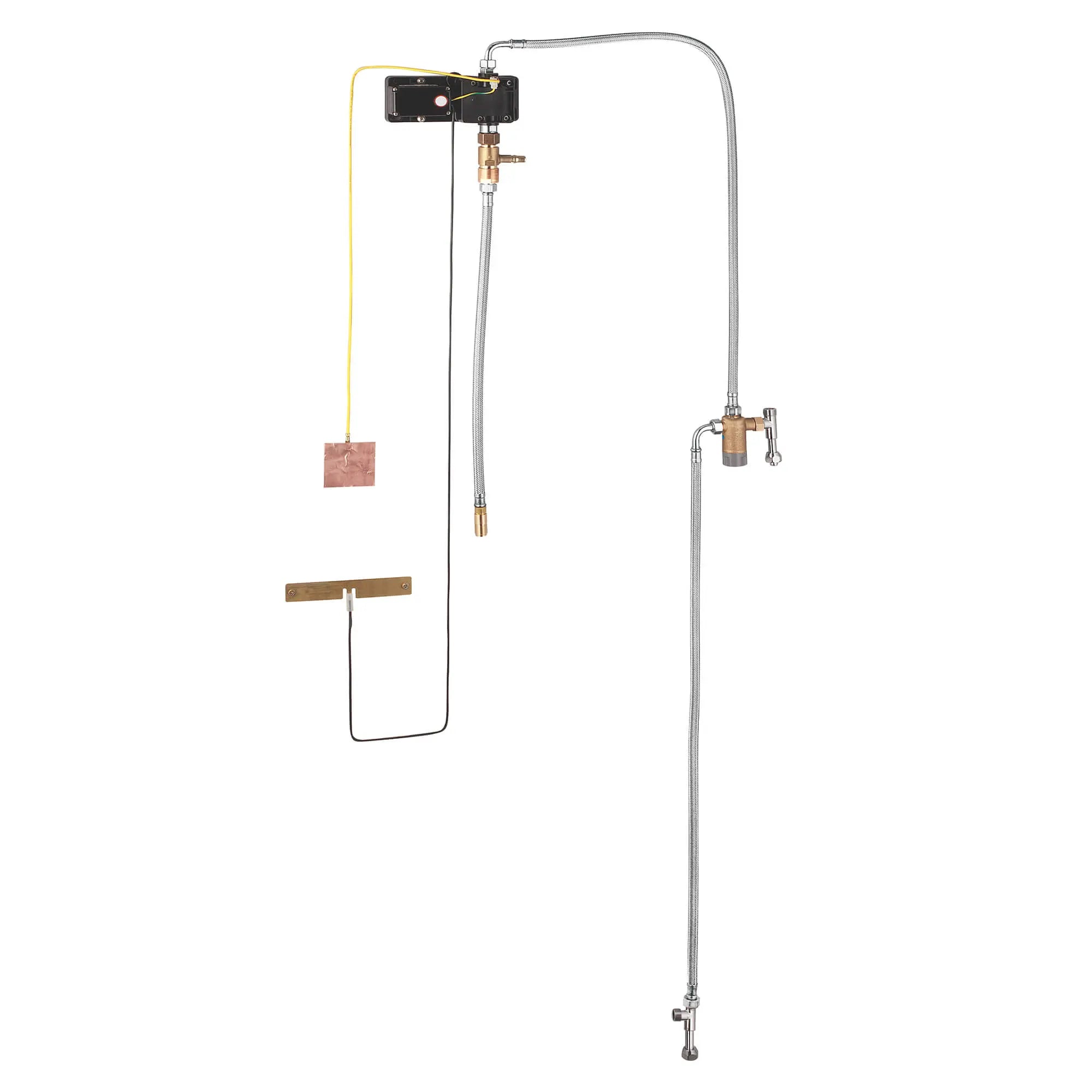 Touchless Foot Control Retro-Fit Set // GROHE STARLIGHT CHROME // 14923_30310000-footcontrol-adapter-starlight-chrome-2_0_CDNwebp.webp