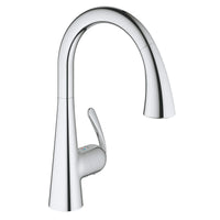 [30313000] Touchless FootControl Single-Handle Pull Down Kitchen Faucet Dual Spray 1.75 GPM - GROHE StarLight Chrome