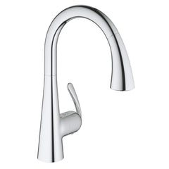 [30313000] Touchless FootControl Single-Handle Pull Down Kitchen Faucet Dual Spray 1.75 GPM - GROHE StarLight Chrome