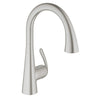 [30313DC0] Touchless FootControl Single-Handle Pull Down Kitchen Faucet Dual Spray 1.75 GPM - GROHE StarLight Chrome