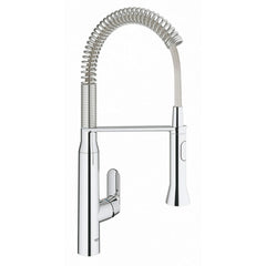 [30314000] Touchless FootControl Single-Handle Semi-Pro Dual Spray Kitchen Faucet 1.75 GPM - GROHE StarLight Chrome