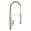 [30314DC0] Touchless FootControl Single-Handle Semi-Pro Dual Spray Kitchen Faucet 1.75 GPM - GROHE StarLight Chrome