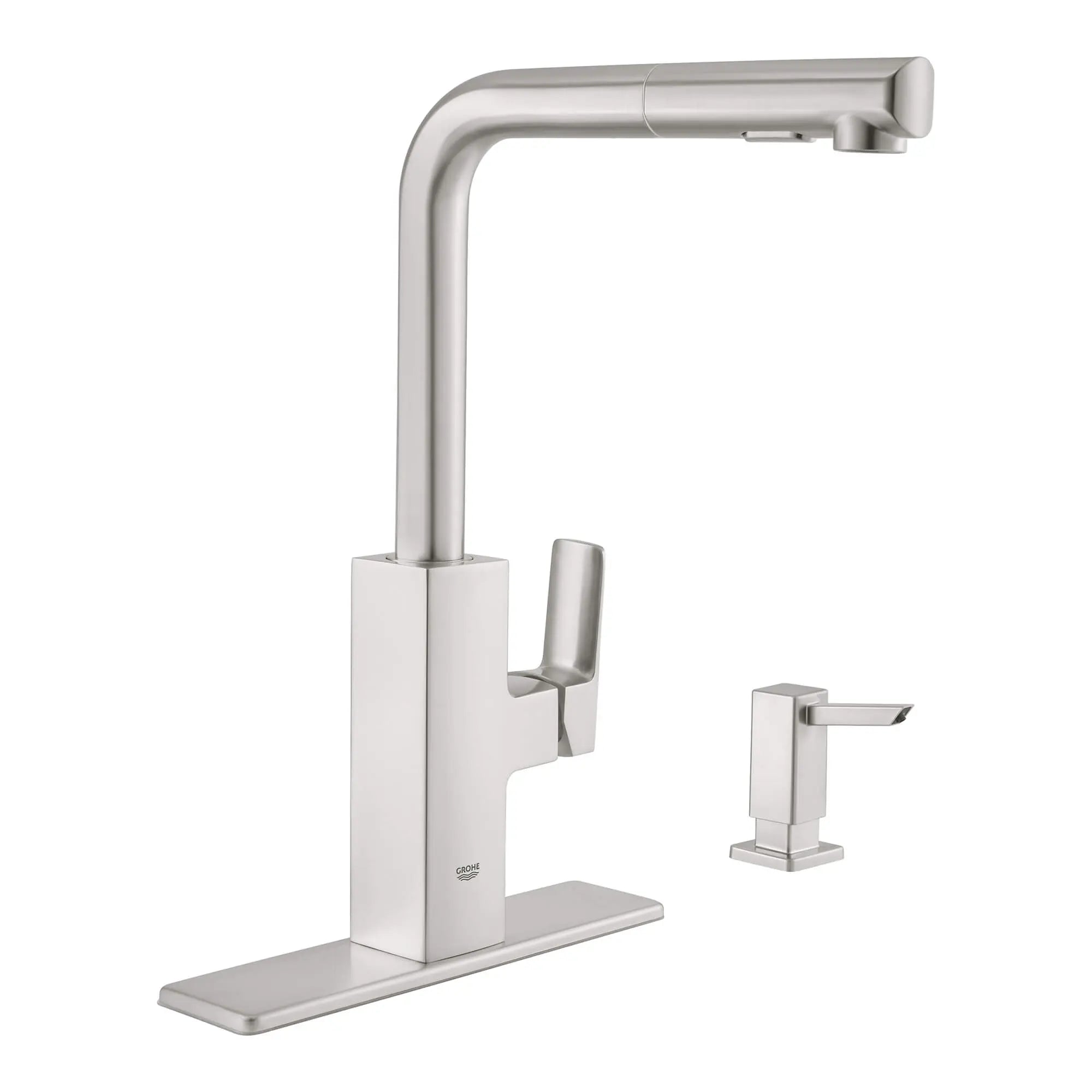 Tallinn Pull-Out Faucet // SUPERSTEEL INFINITYFINISH // 14944_30367dc0-tallinn-single-handle-pull-out-kitchen-faucet-supersteel-infinityfinish_0_CDNwebp.webp
