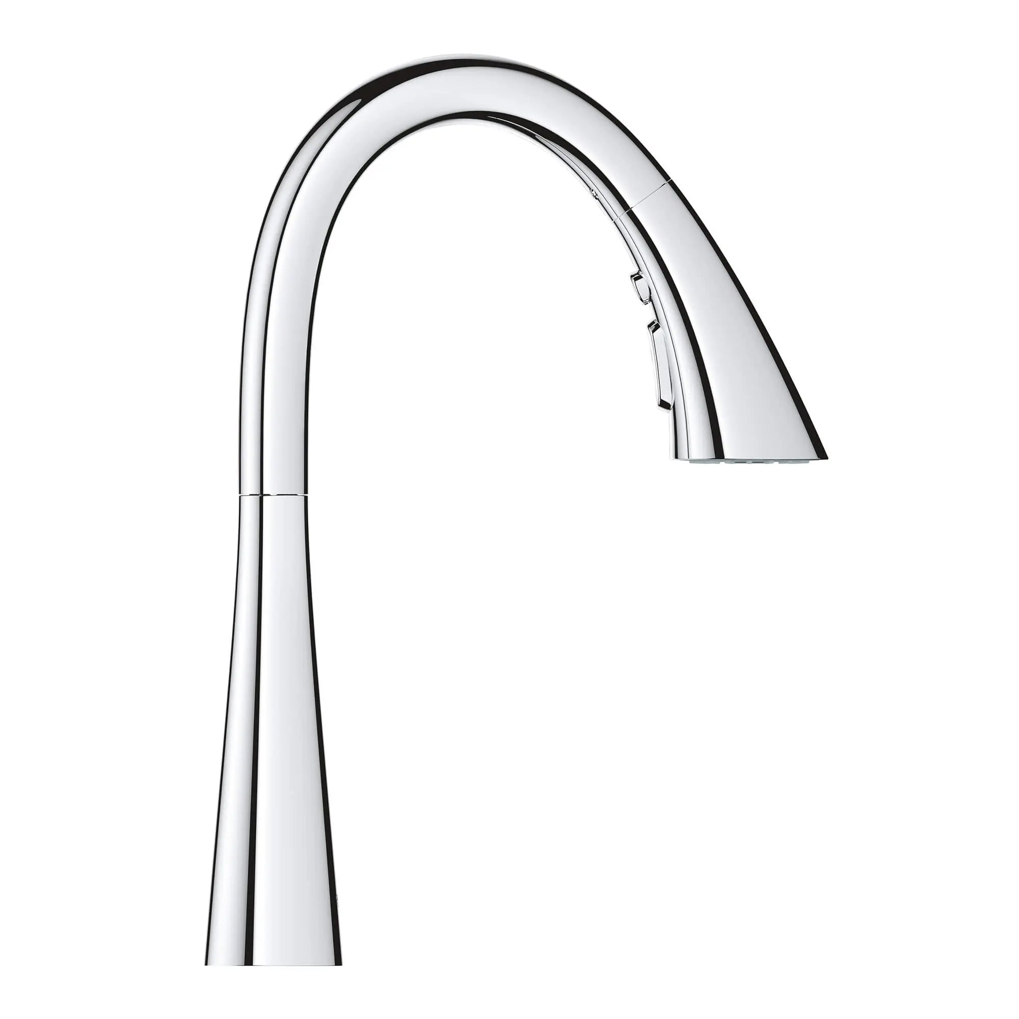GROHE Zedra Single-Handle Pull Down Triple Spray Bar Faucet 1.75 GPM (6.6 L/min) // GROHE STARLIGHT CHROME // 14945_30368002-ladylux-single-handle-kitchen-faucet-starlight-chrome-2_0_CDNwebp.webp