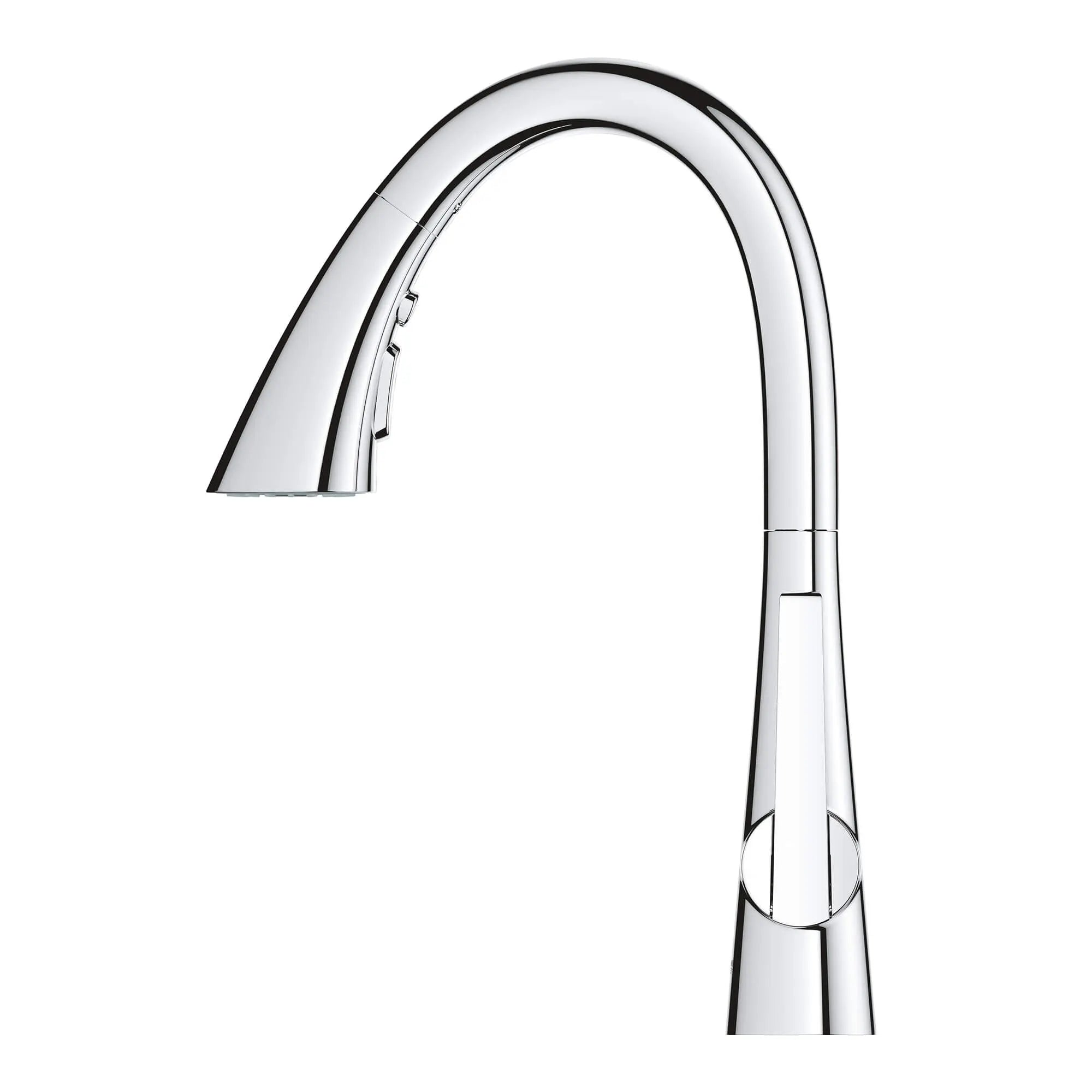 GROHE Zedra Single-Handle Pull Down Triple Spray Bar Faucet 1.75 GPM (6.6 L/min) // GROHE STARLIGHT CHROME // 14949_30368002-ladylux-single-handle-kitchen-faucet-starlight-chrome_0_CDNwebp.webp