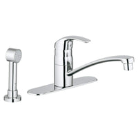 [31352001] Single-Handle Kitchen Faucet 1.75 GPM with Side Spray - GROHE StarLight Chrome
